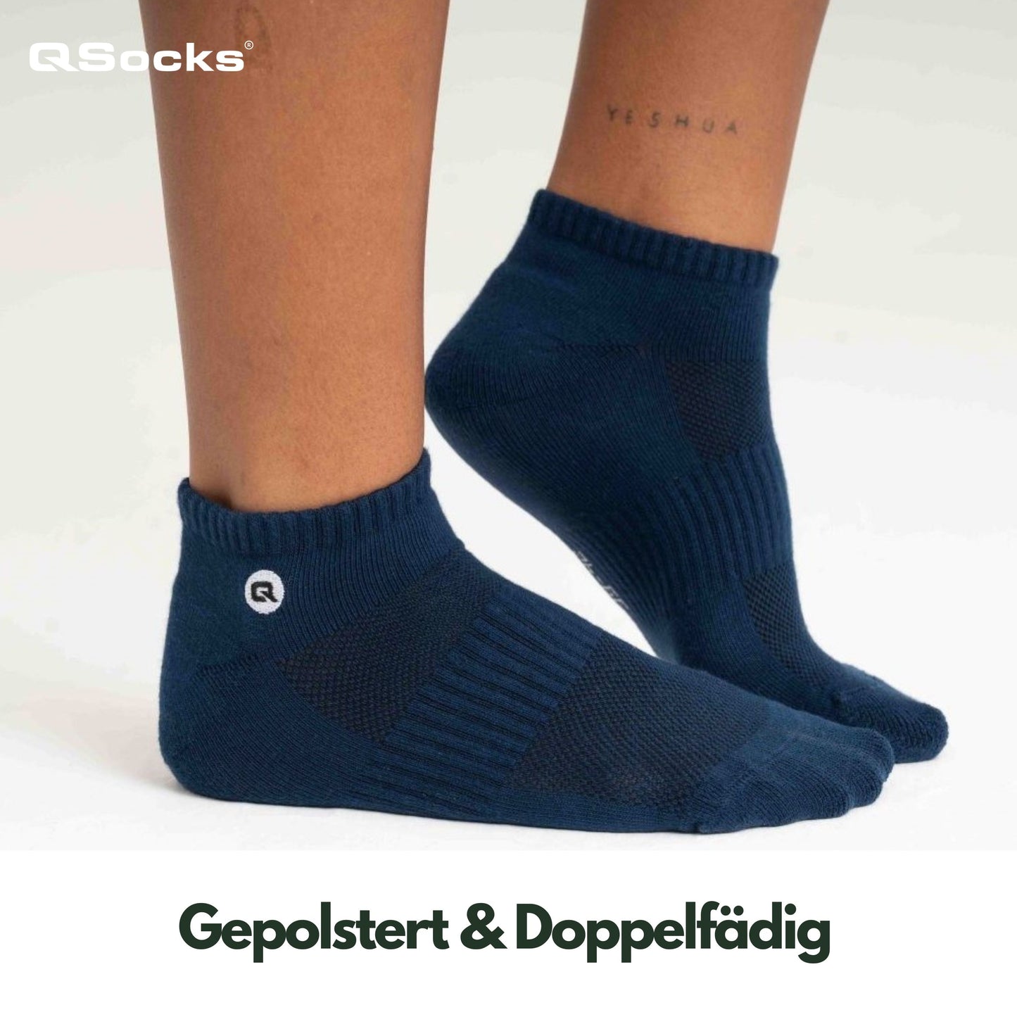 Gepolstert kurze Knöchel Socken Damen und Herren 6 Paar