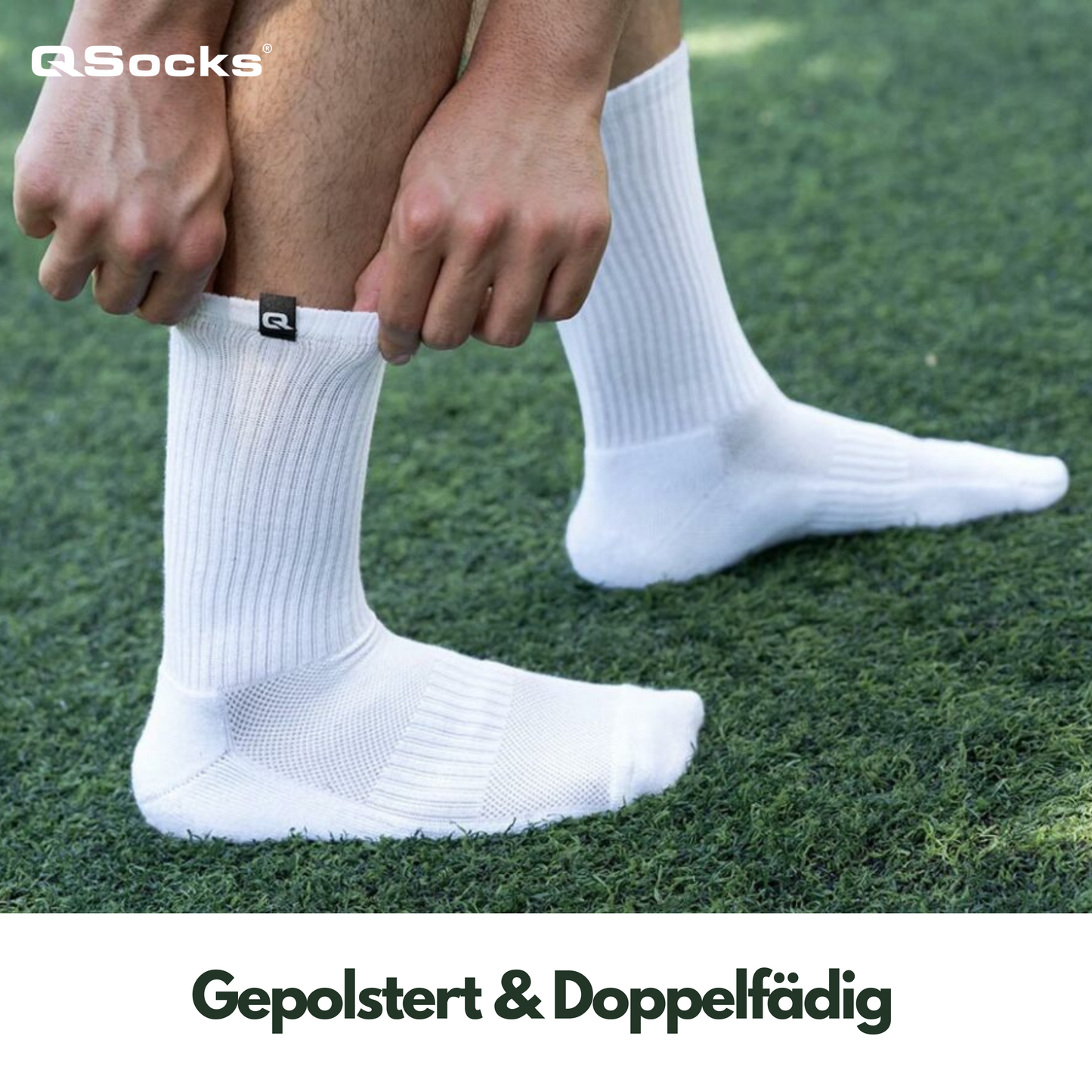 Tennissocken gepolstert für Damen & Herren 4 Paar