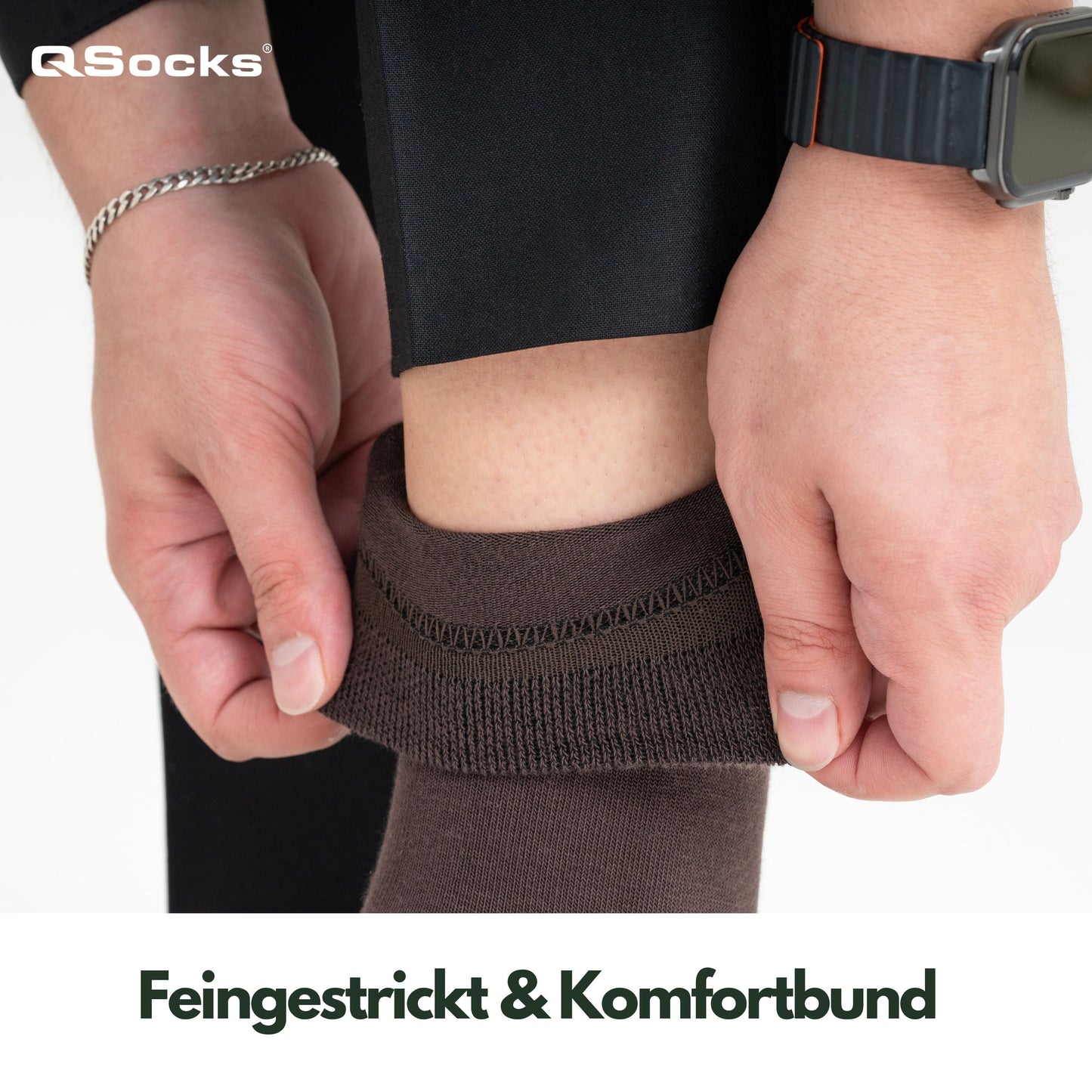 Business Socken aus Bio-Baumwolle 4X Paar Herren