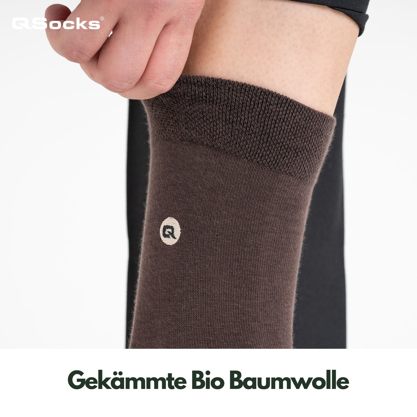 Business Socken aus Bio-Baumwolle 4X Paar Herren
