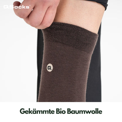 Business Socken aus Bio-Baumwolle 4X Paar Herren