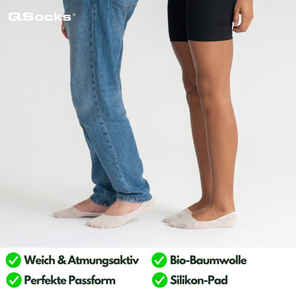 Medium Cut Ballerina Socken 6X PaarDamen und Herren