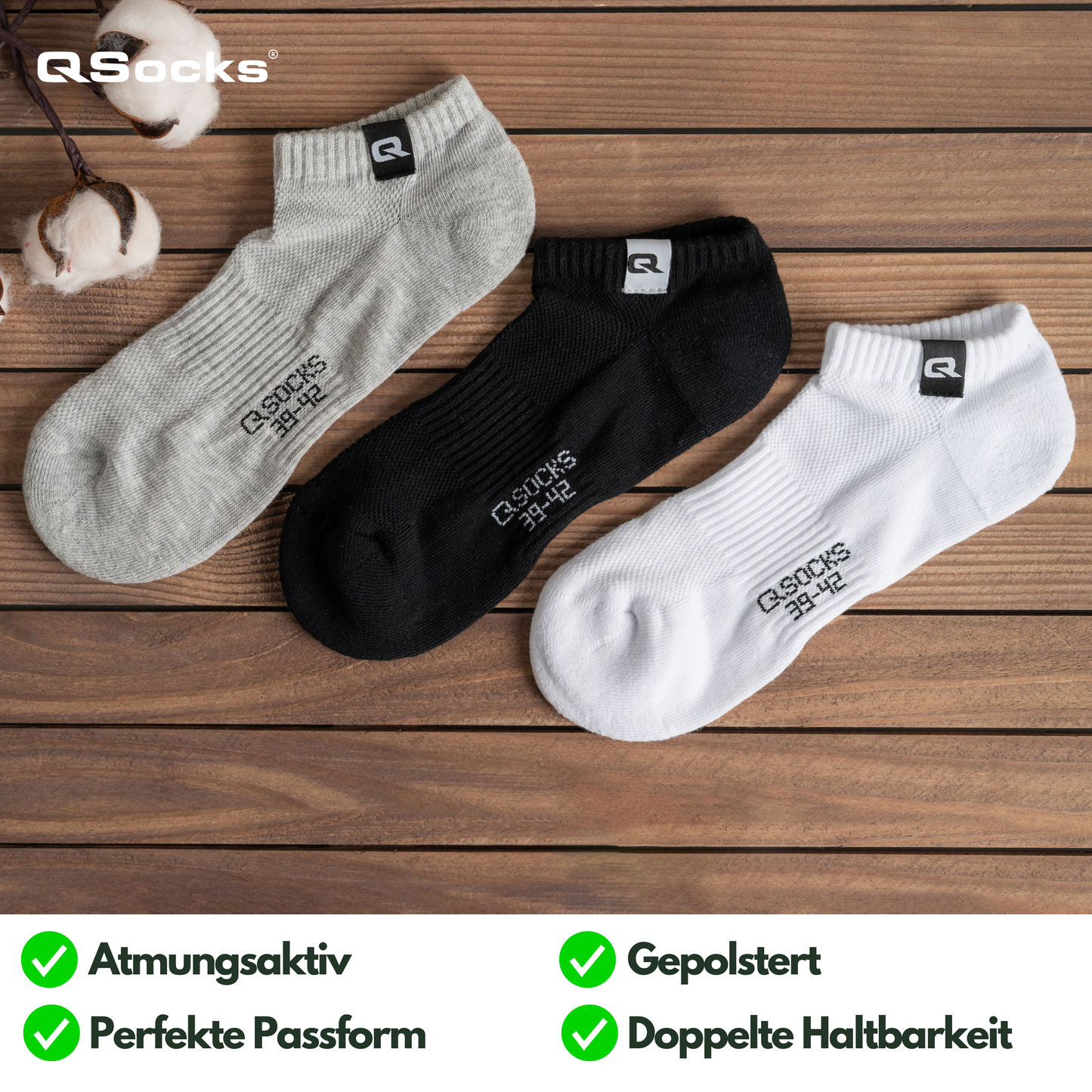 Sneaker Socken Damen und Herren 6 Paar