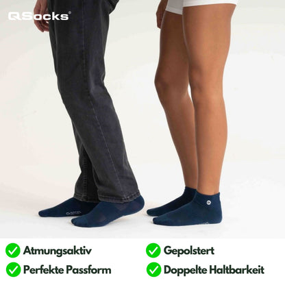 Gepolstert kurze Knöchel Socken Damen und Herren 6 Paar