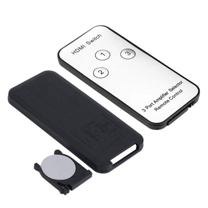 3-in-1-out HDMI Switch Umschalter Fernbedienung Ultra HD 4K oder Full HD 1080p