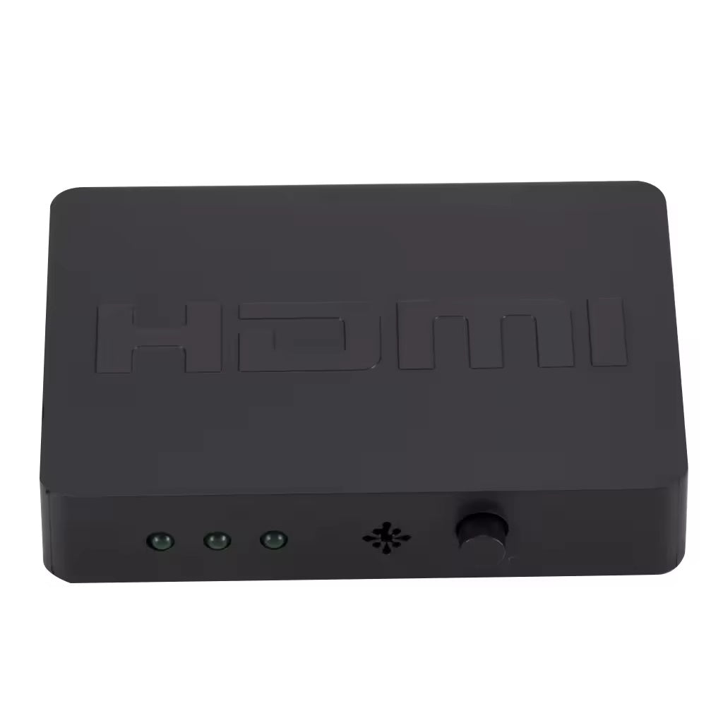 3-in-1-out HDMI Switch Umschalter Fernbedienung Ultra HD 4K oder Full HD 1080p