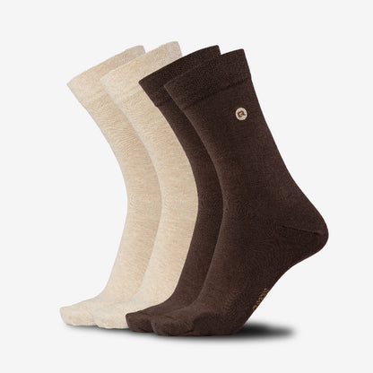 Business Socken aus Bio-Baumwolle 4X Paar Herren