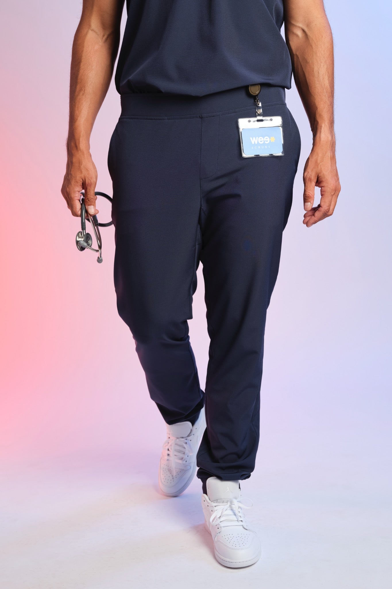 Medizinkleidung Active Hose "Louis" – Blau für Pflege und Klinik Herren