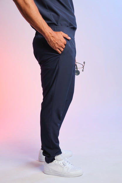 Medizinkleidung Active Hose "Louis" – Blau für Pflege und Klinik Herren