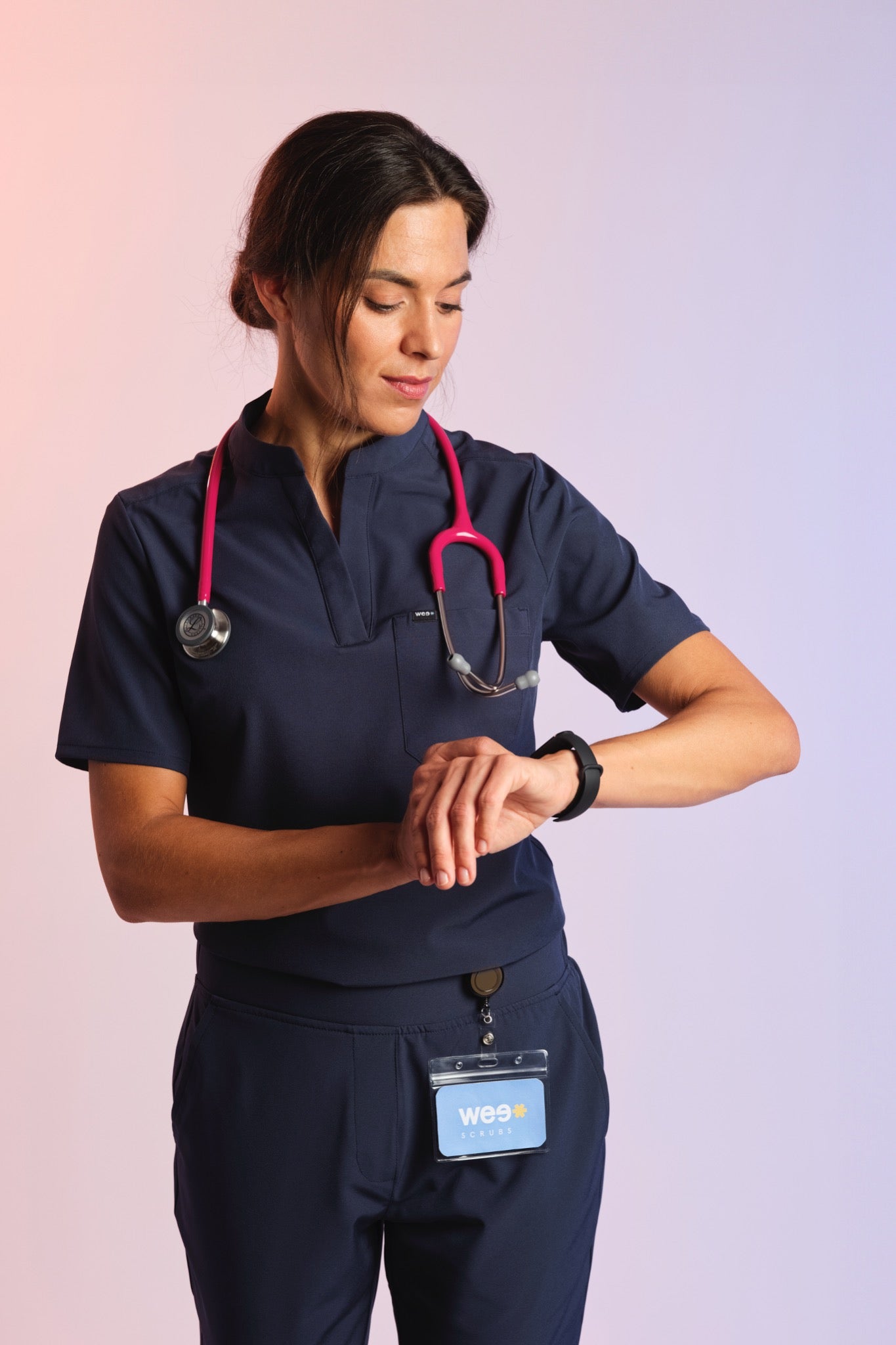 Medizinkleidung Active Kasack "Jackie" – Blau für Pflege und Klinik