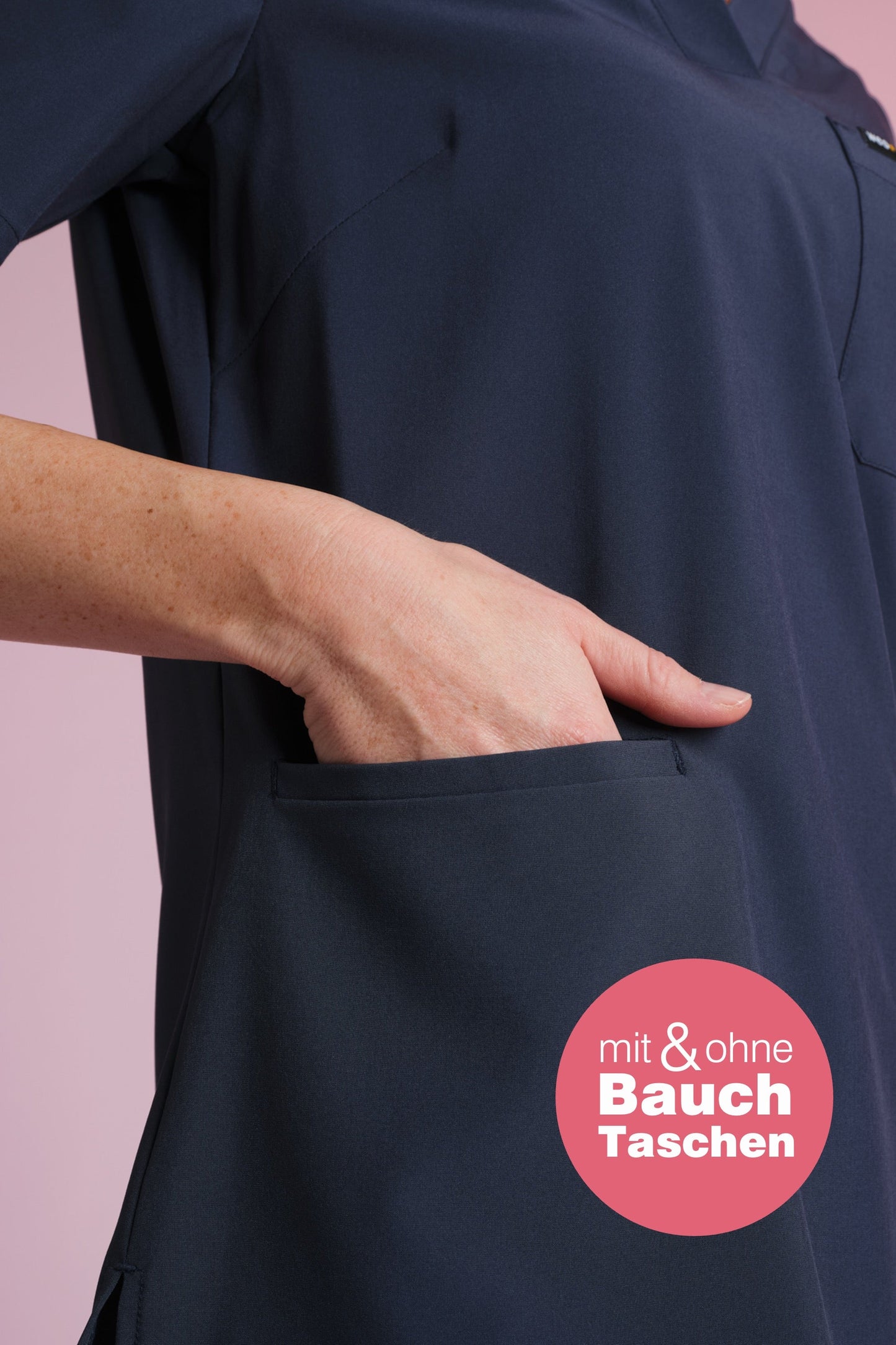 Medizinkleidung Active Scrub Kasack "Serena" – Blau für Pflege und Klinik Damen