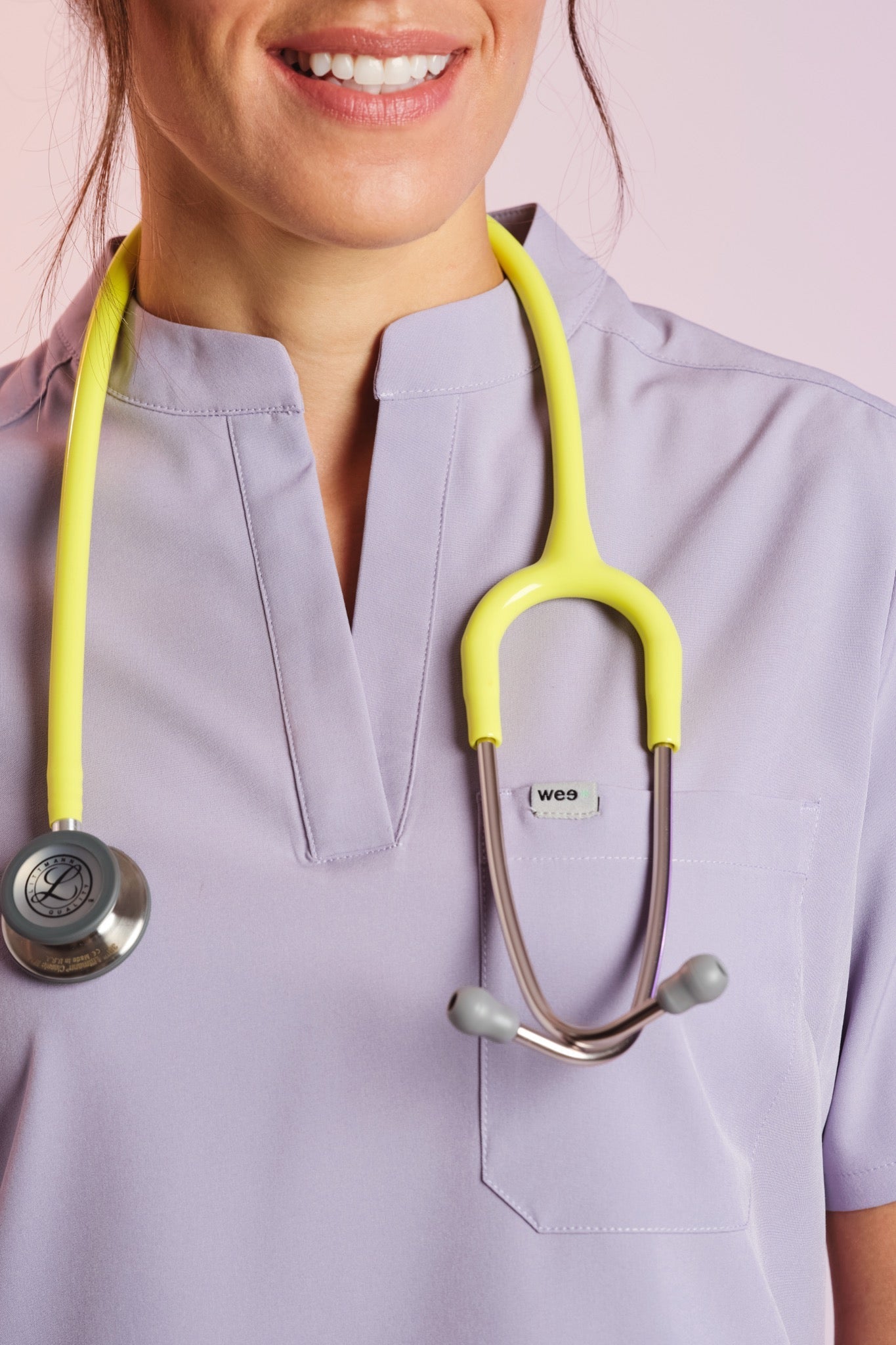 Medizinkleidung Active Kasack "Jackie" – Violett für Pflege und Klinik Frauen