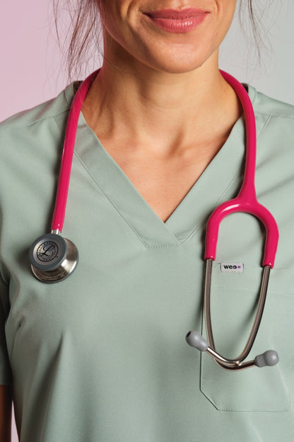 Medizinkleidung Active Scrub Kasack "Serena" – Grün für Pflege und Klinik Damen