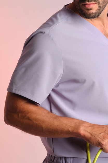 Medizinkleidung Active Scrub Kasack "Pete" – Violett für Pflege und Klinik Herren