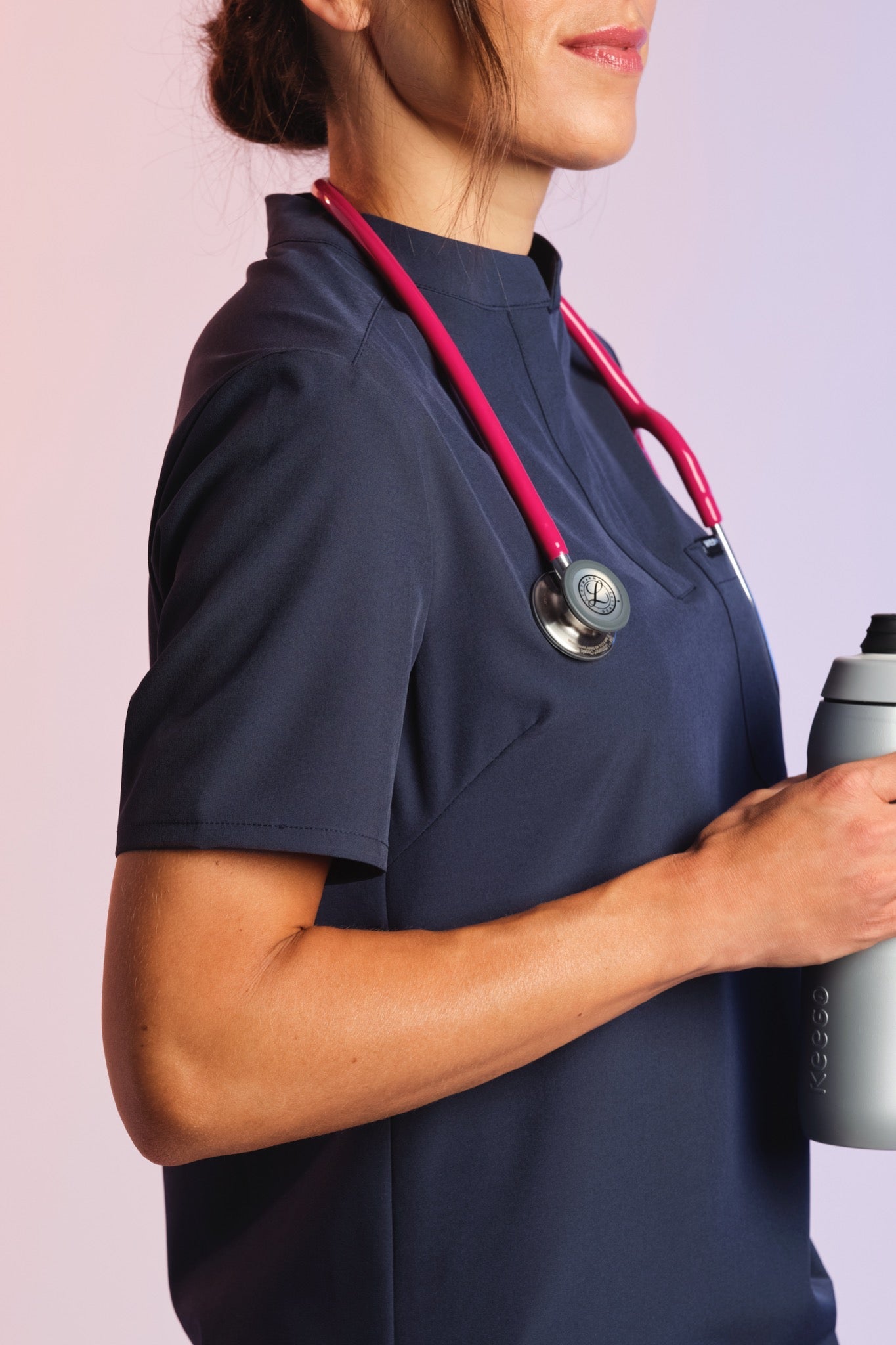 Medizinkleidung Active Kasack "Jackie" – Blau für Pflege und Klinik