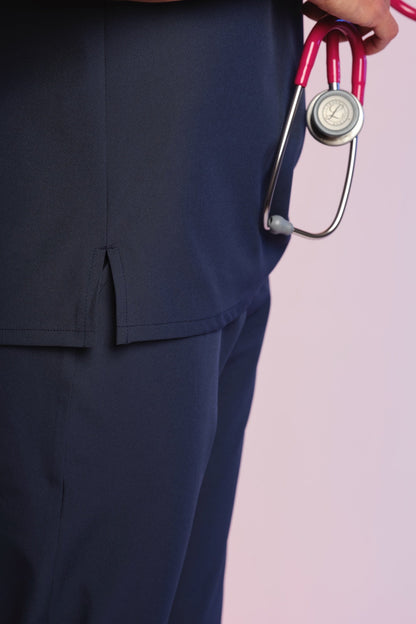 Medizinkleidung Active Kasack "Jackie" – Blau für Pflege und Klinik