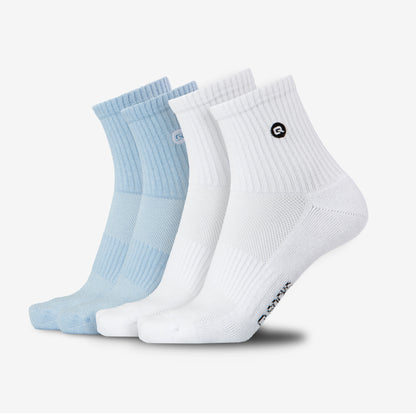 Quarter Mittelhohe Socken gepolstert 4x paar Damen und Herren