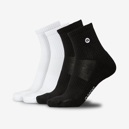 Quarter Mittelhohe Socken gepolstert 4x paar Damen und Herren