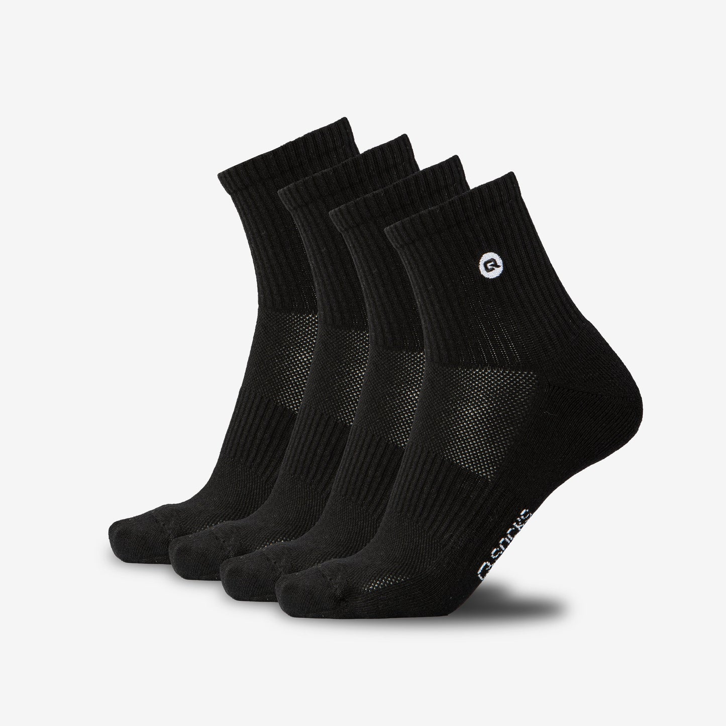Quarter Mittelhohe Socken gepolstert 4x paar Damen und Herren