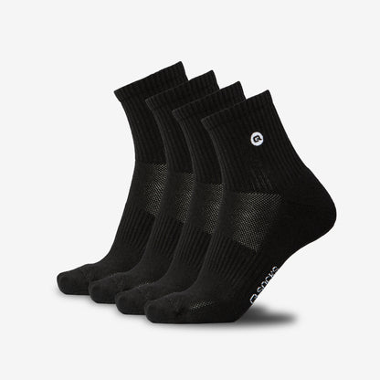 Quarter Mittelhohe Socken gepolstert 4x paar Damen und Herren