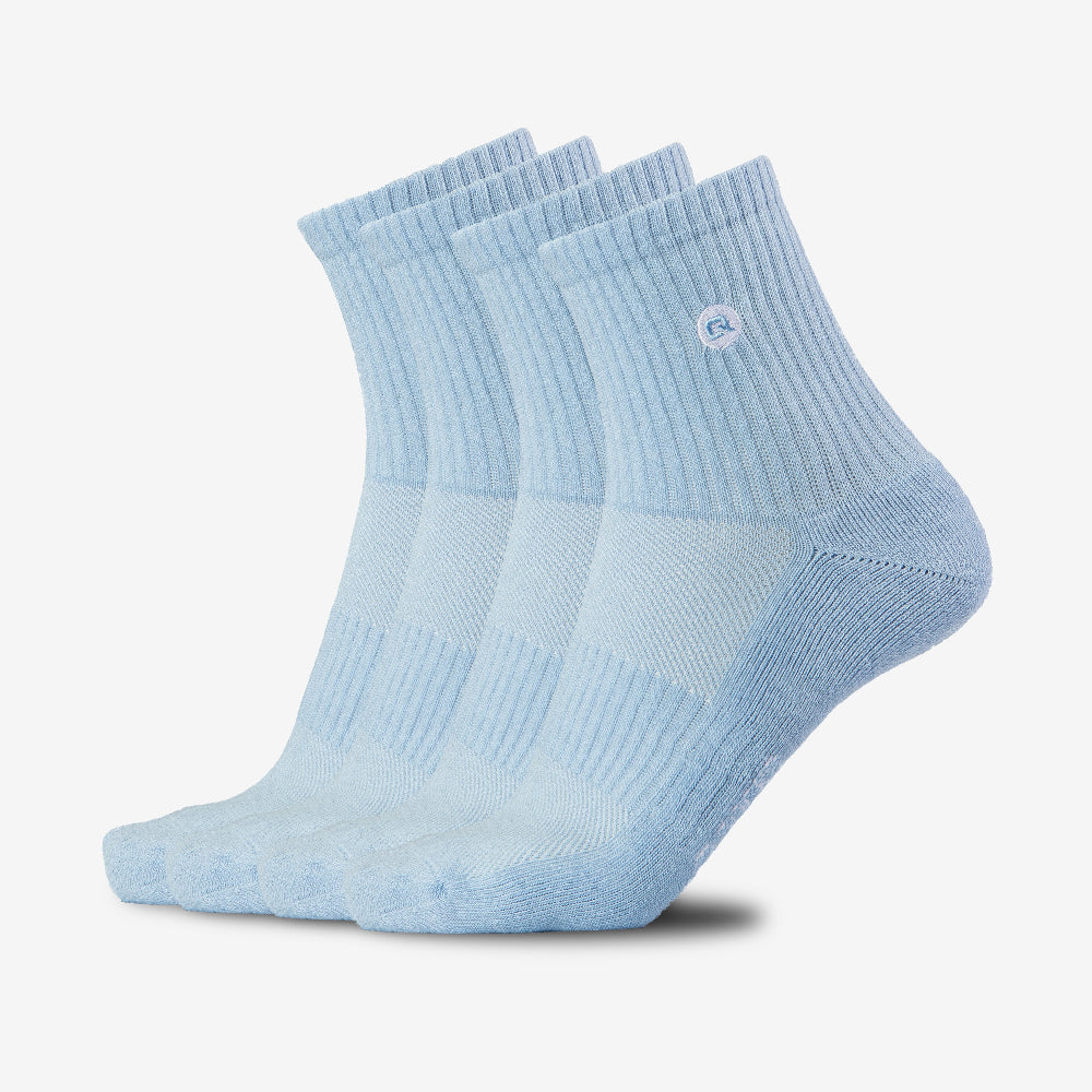 Quarter Mittelhohe Socken gepolstert 4x paar Damen und Herren