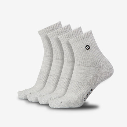 Quarter Mittelhohe Socken gepolstert 4x paar Damen und Herren