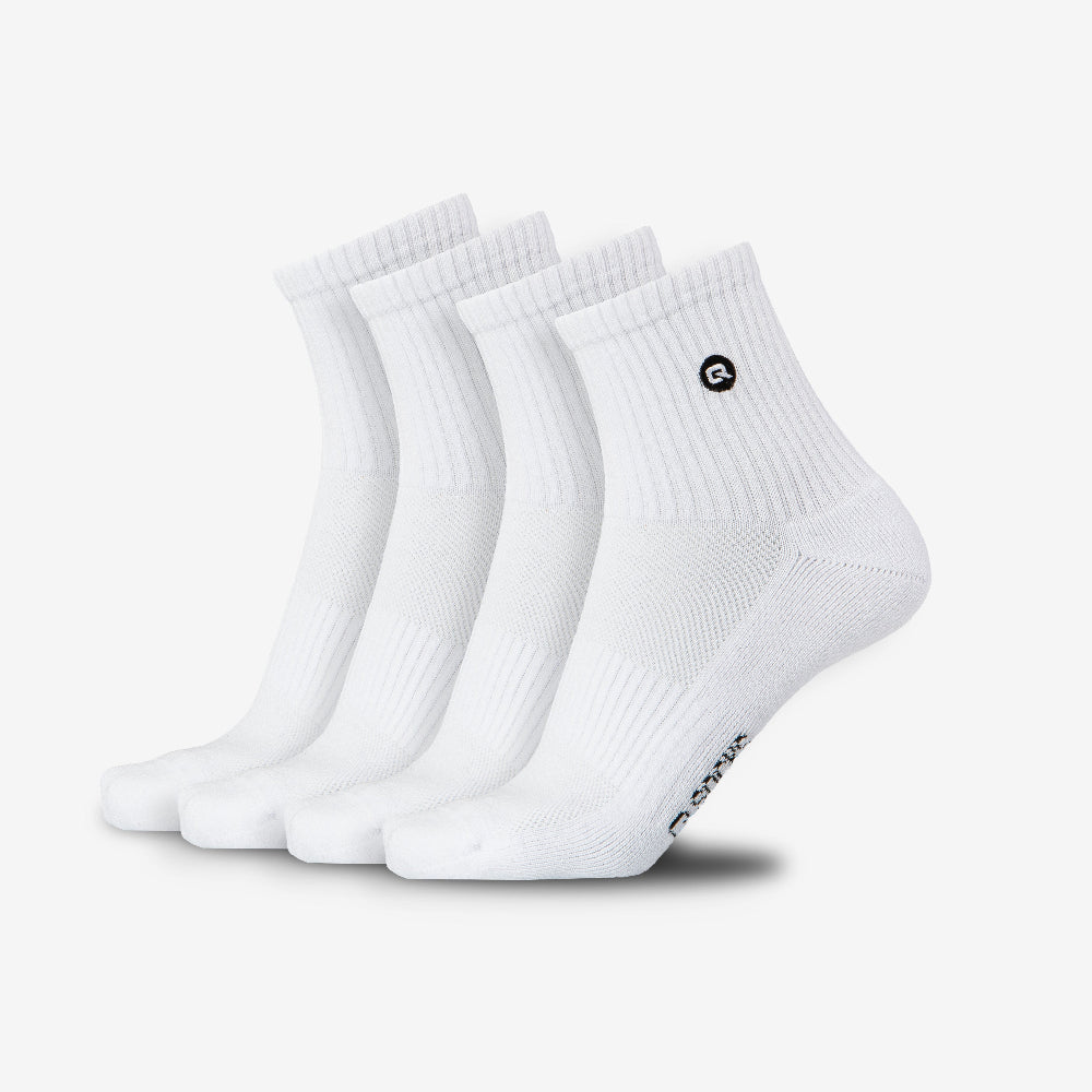 Quarter Mittelhohe Socken gepolstert 4x paar Damen und Herren