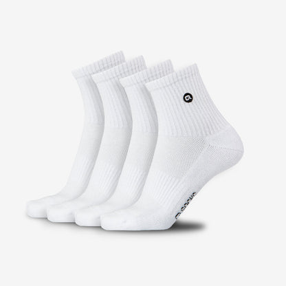 Quarter Mittelhohe Socken gepolstert 4x paar Damen und Herren