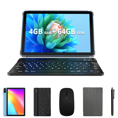 Android-Tablet mit Octa-Core-Prozessor, 8 GB (4 + 4 GB virtuell) RAM, 64 GB ROM, Dual-Kamera