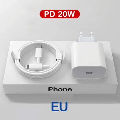 PD-Ladegerät 20W Schnelllade-USB-C-Ladegerät Typ-C-Handyladegerät Netzteil