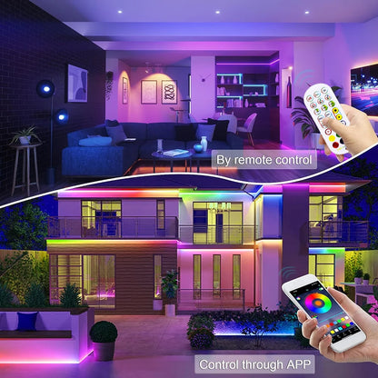 Flexible LED-Neon-Lichterkette wasserdicht mit App