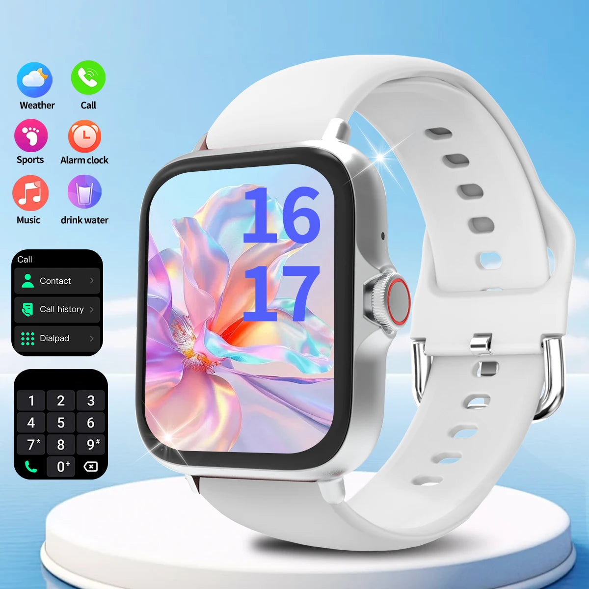 Smartwatch kompatibel mit Android und iPhone