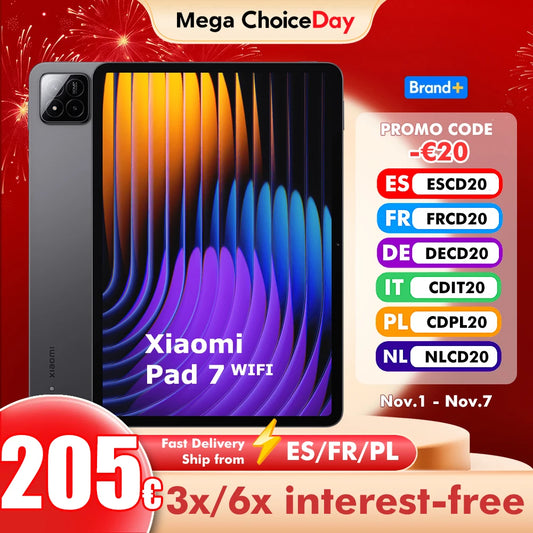 Xiaomi Pad 7 11 ''144Hz Wi-Fi 6E 8GB/128GB 8GB/256GB 8850mAh Tablet