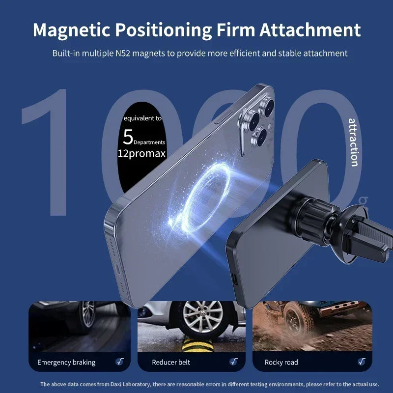 Magnetische kabellose Autohalterung mit kabellosem Ladegerät Schnellladefunktion