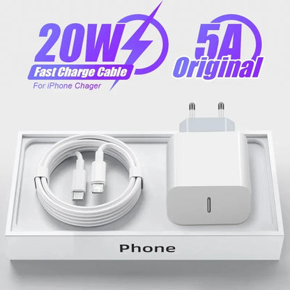 PD-Ladegerät 20W Schnelllade-USB-C-Ladegerät Typ-C-Handyladegerät Netzteil