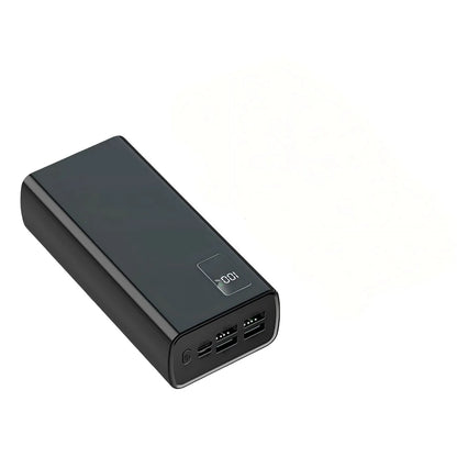 50000mAh Powerbank mit Schnellladefunktion, LED-Anzeige und 4 USB-Ausgängen – Tragbares Ladegerät für Huawei, iPhone, Xiaomi und Laptops