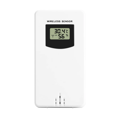 Multifunktionale Wetterstation mit Wecker, Touchscreen, Thermometer, Hygrometer, drahtlosem Sensor und Hygrothermograph