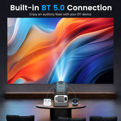 Mini 4K Projektor Android11 WIFI6 BT5.0 720P  1080P Videoprojektor HDMI