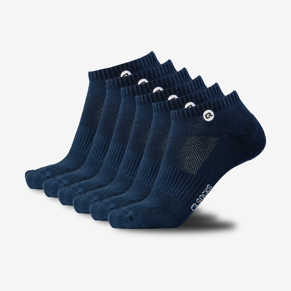 Gepolstert kurze Knöchel Socken Damen und Herren 6 Paar