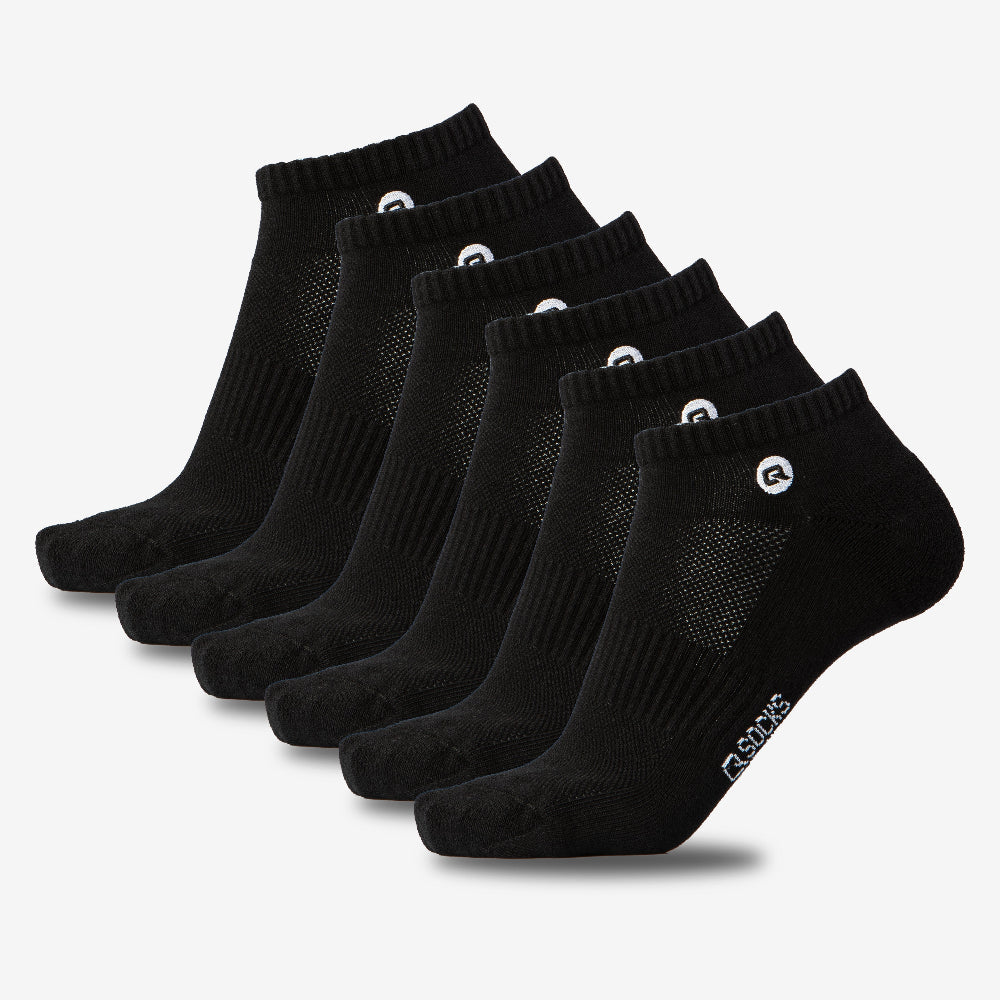 Gepolstert kurze Knöchel Socken Damen und Herren 6 Paar