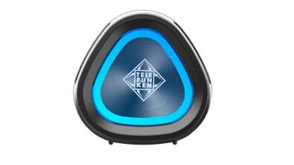 TELEFUNKEN Delta PRO Bluetooth Lautsprecher, 35 W, tragbarer IP67 Outdoor-Speaker mit App-EQ, TWS Stereo, TF/microSD & AUX-In, integriertem Mikrofon, bis zu 13 h Akku, schwarz