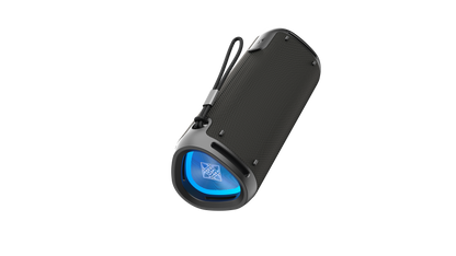 TELEFUNKEN Delta PRO Bluetooth Lautsprecher, 35 W, tragbarer IP67 Outdoor-Speaker mit App-EQ, TWS Stereo, TF/microSD & AUX-In, integriertem Mikrofon, bis zu 13 h Akku, schwarz