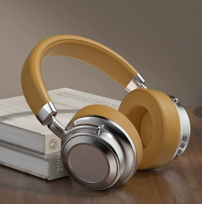 Retro HiFi Bluetooth 5.4 Kopfhörer Over-Ear | 38h Akku | Gaming | AUX | Elexum