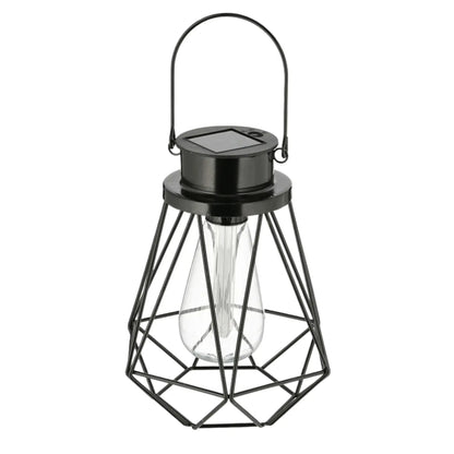 Solarleuchte Außen schwarz Metall stehend hängend Gartenbeleuchtung warmweiß LED